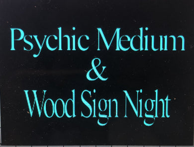 05/28/24 at 5:30 pm Psychic Medium and Wood Sign Night at CLAY MATES-only 8 seats available