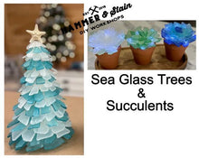 09/18/24 at 5:30 pm Sea Glass Workshop - Trees and Succulents at Vanished Valley Brewing